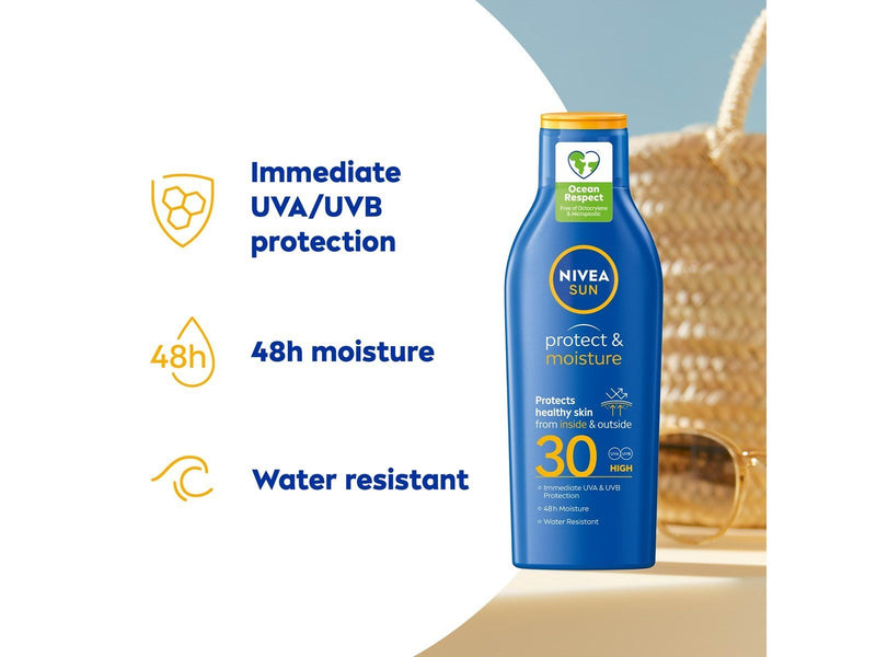 Nivea Schutz & Pflege Sonnenlotion LSF 30 200ml