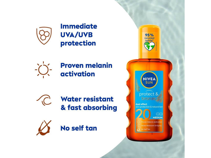 Nivea Schutz & Bräune Öl-Spray 200ml