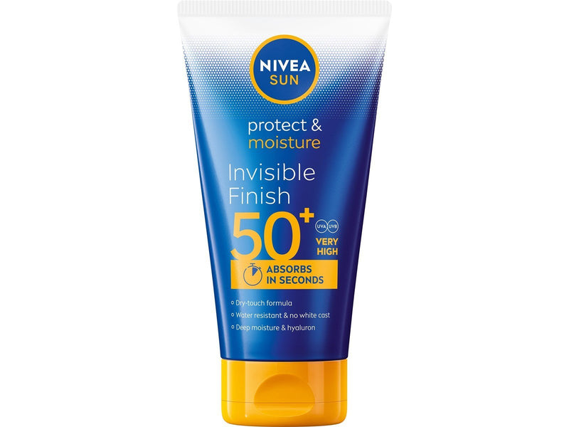 Nivea Schutz & Pflege Invisible Finish LSF 50+ 150ml