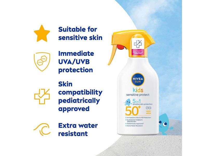 Nivea Babies & Kids Sensitiv Schutz Sonnenspray LSF 50+ 270ml