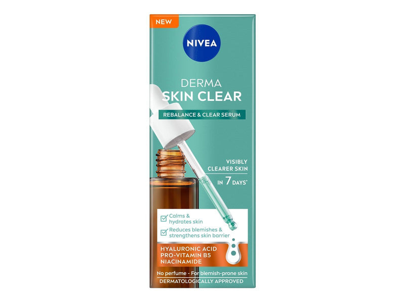 Nivea DERMA SKIN CLEAR Rebalance & Clear Serum 30ml