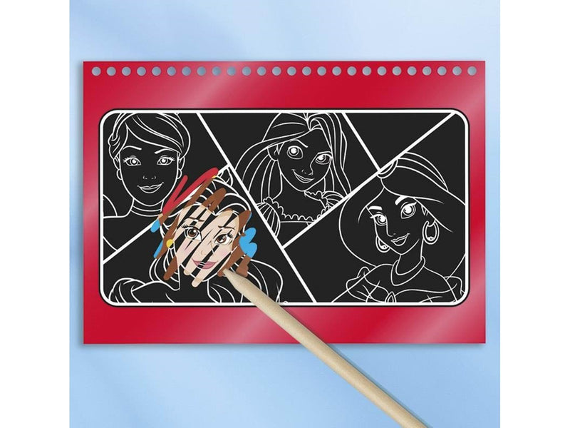 Totum Disney Princes Scratch Book