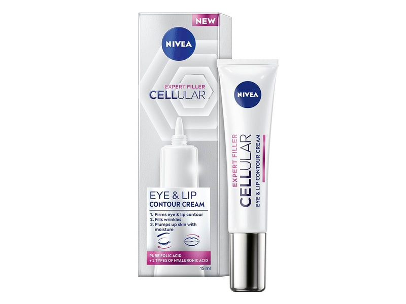 Nivea CELLULAR Expert Filler Augen & Lippen Konturpflege 15ml