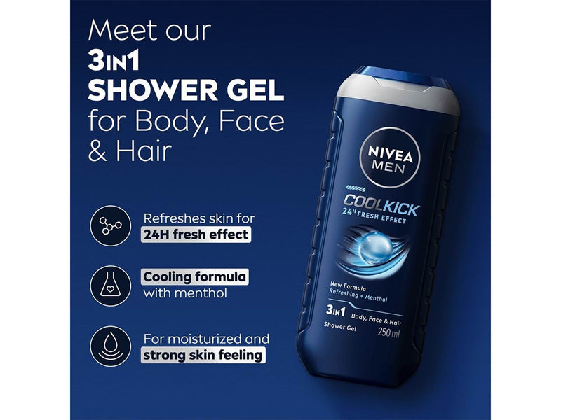 Nivea Men Cool Kick 250ml