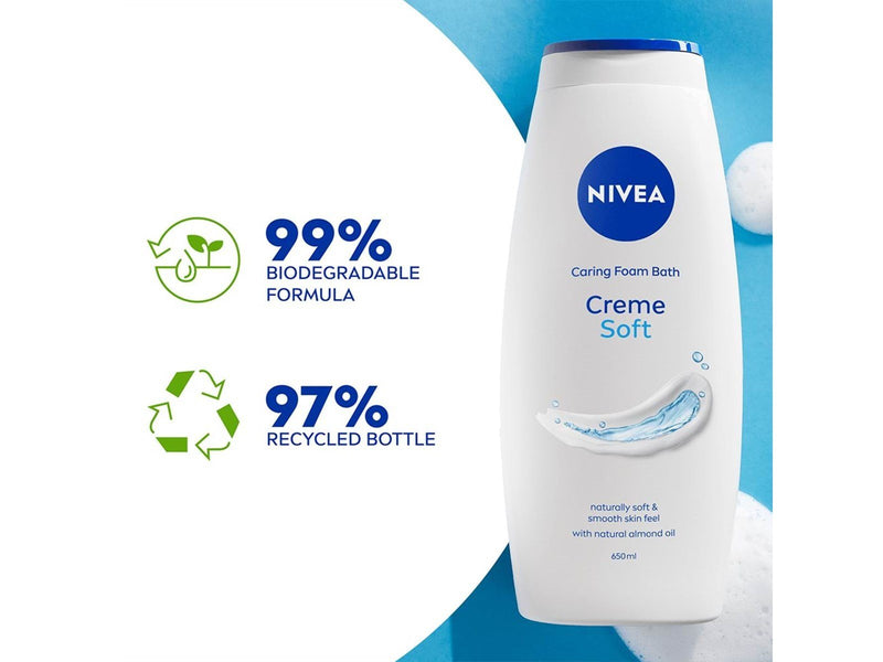 Nivea Creme Soft Pflegendes Schaumbad 650ml
