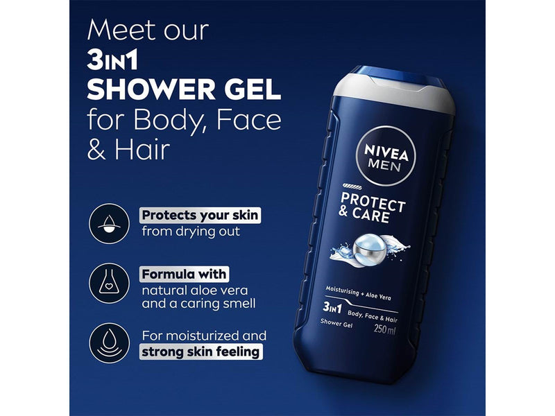 Nivea Protect & Care Duschgel 250ml