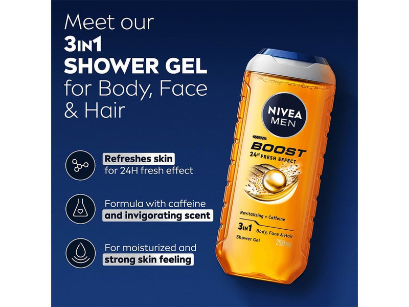 Nivea Boost Duschgel  250ml