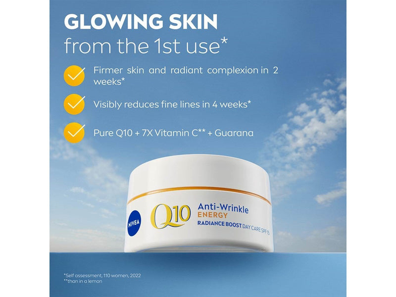 Nivea Q10 Anti-Falten ENERGY Vitamin C Tagespflege LSF 15 50ml
