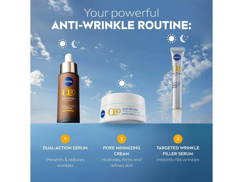Nivea Q10 Anti-Falten PORENVERFEINERUNG Tagespflege LSF 15 50ml