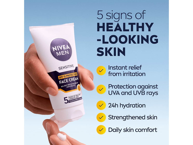 Nivea Sensitive Gesichtspflege Creme LSF 15 75ml