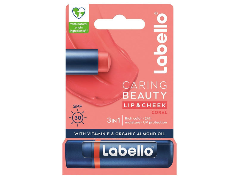 Labello Caring Beauty, Coral Nude 4,8g