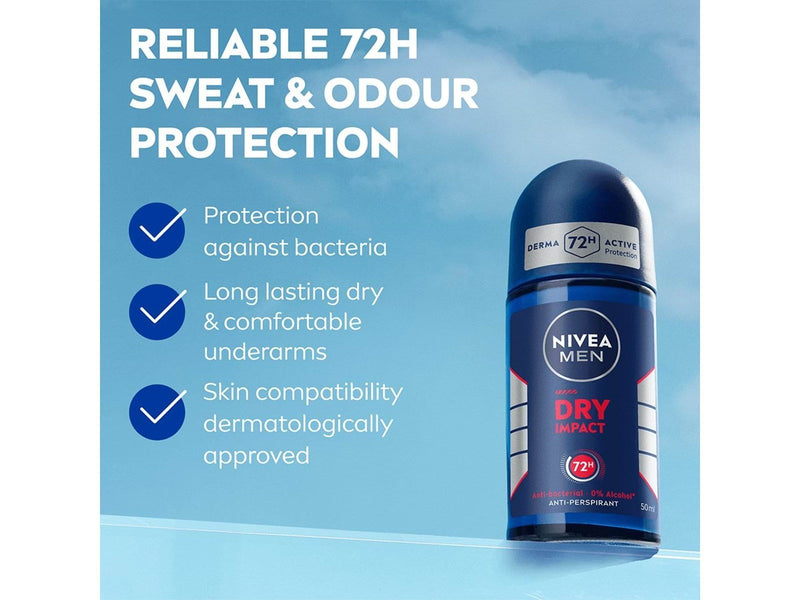 Nivea Dry Impact Deo Roll-On 50ml