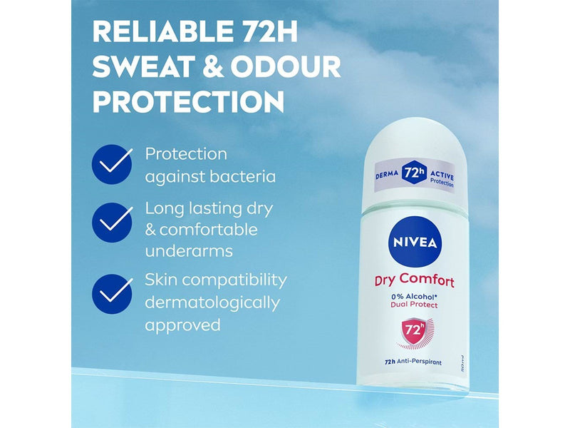 Nivea Dry Comfort Deo Roll-On 50ml