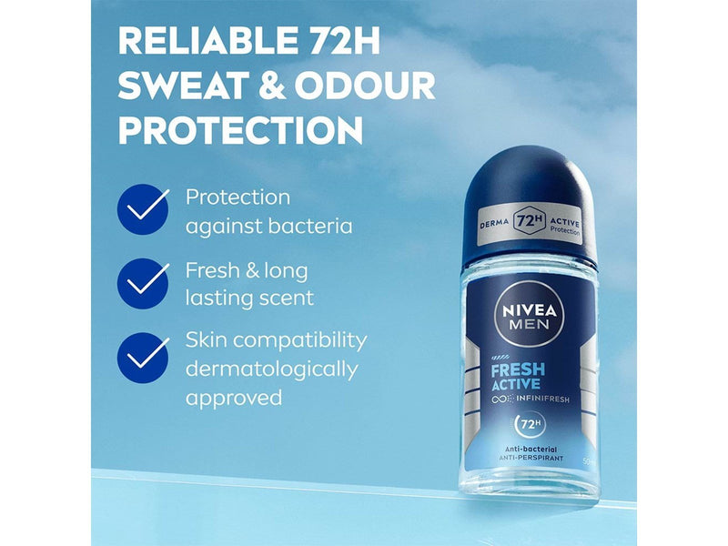 Nivea Fresh Active Deo Roll-On 50ml