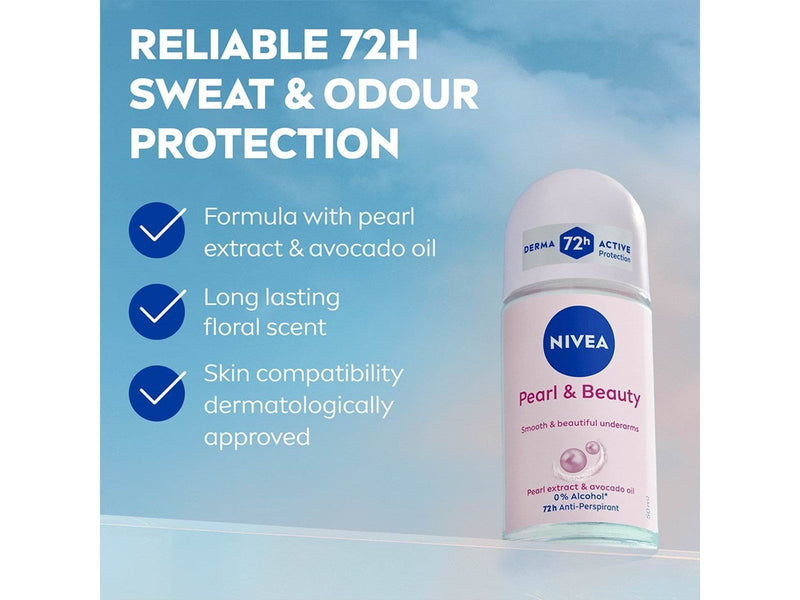 Nivea Pearl & Beauty Deo Roll-On 50ml