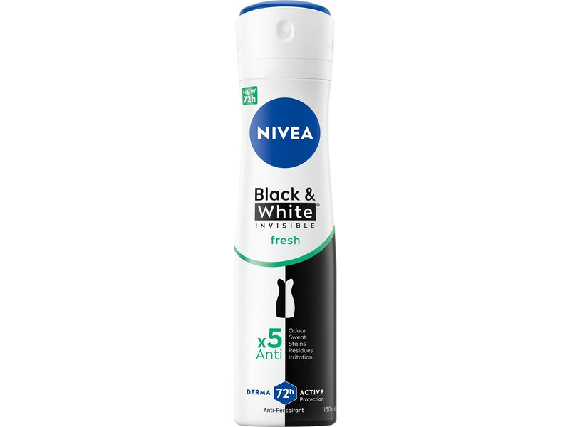 Nivea Black & White Invisible Fresh Female Spray 150ml