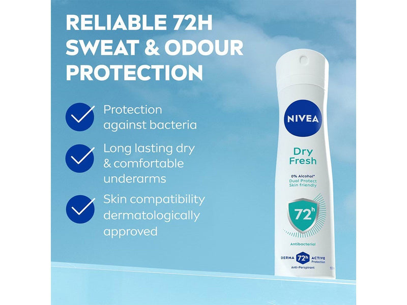Nivea Dry Active Deo Spray 150ml