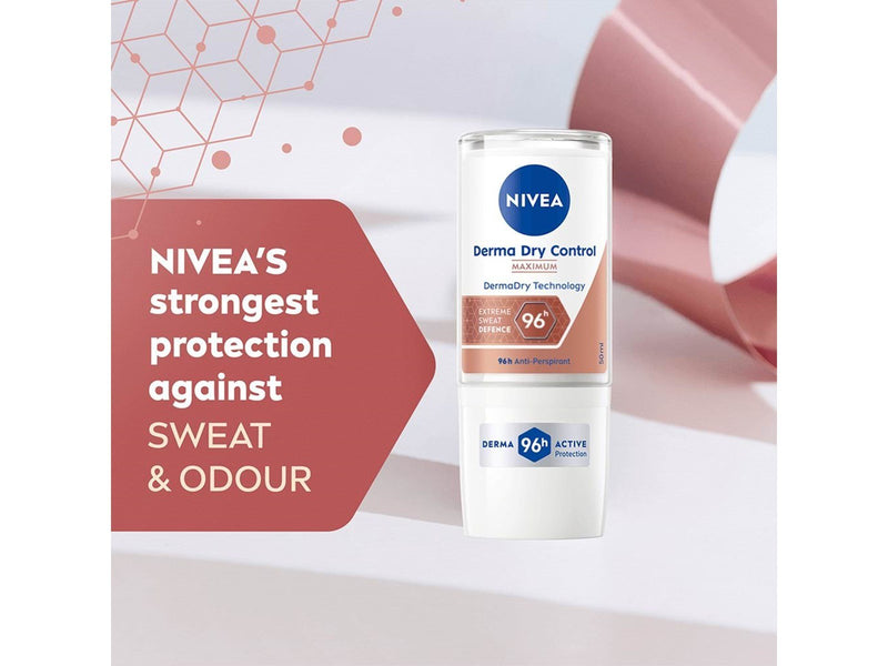 Nivea Derma Dry Control Deo Roll-On 50ml