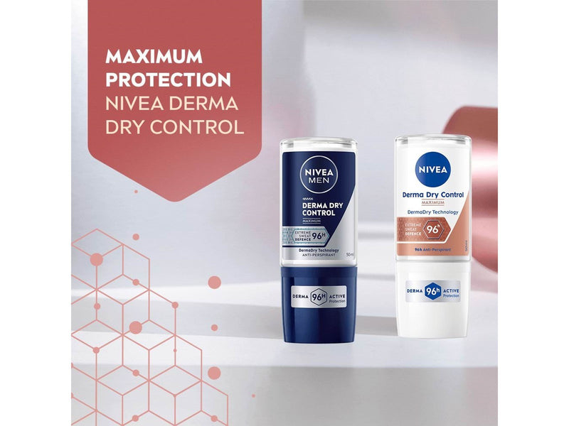 Nivea Derma Dry Control Deo Roll-On 50ml