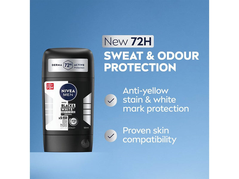 Nivea B&W Stick Male  50ml