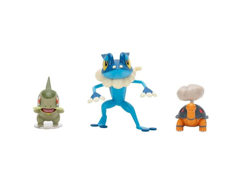 Pokemon Battle Figure Set - Torkoal Axew Frogardier