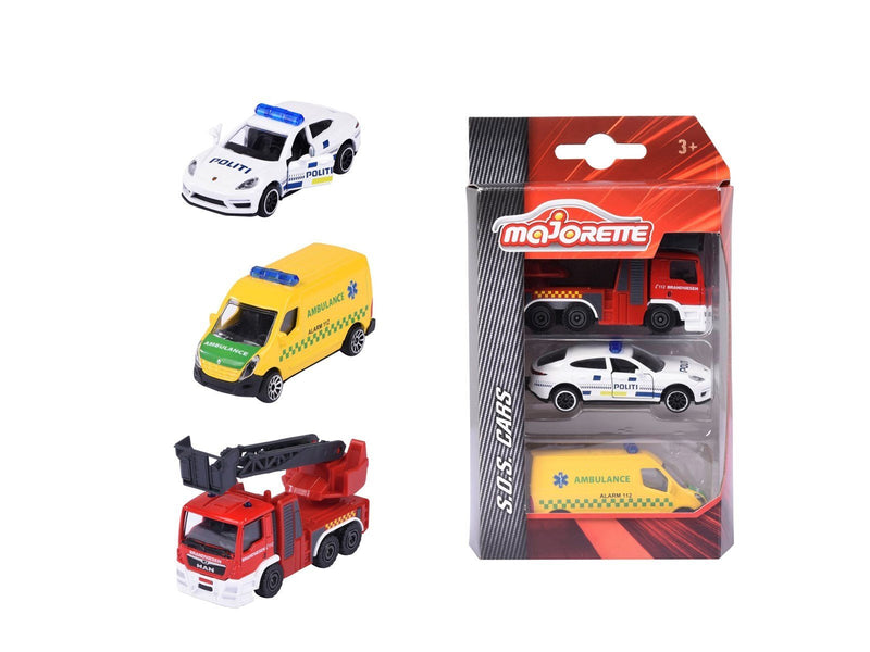 Majorette S.O.S. 3 Pieces Set - Danish