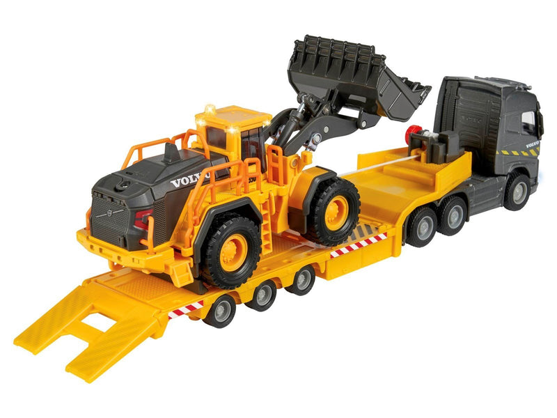 Majorette Volvo Truck + Wheel Loader