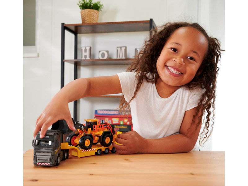 Majorette Volvo Truck + Wheel Loader
