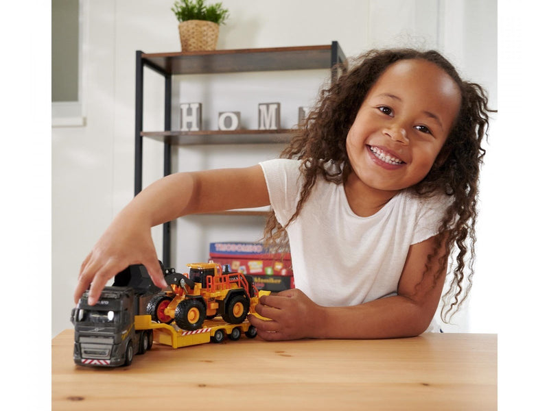 Majorette Volvo Truck + Wheel Loader