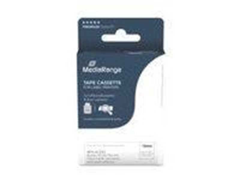 MediaRange - label tape - laminated - 1 cassette(s) - Roll (1.2 cm x 8 m) (alternative for: Brother TZ-231 Brother TZe-231)