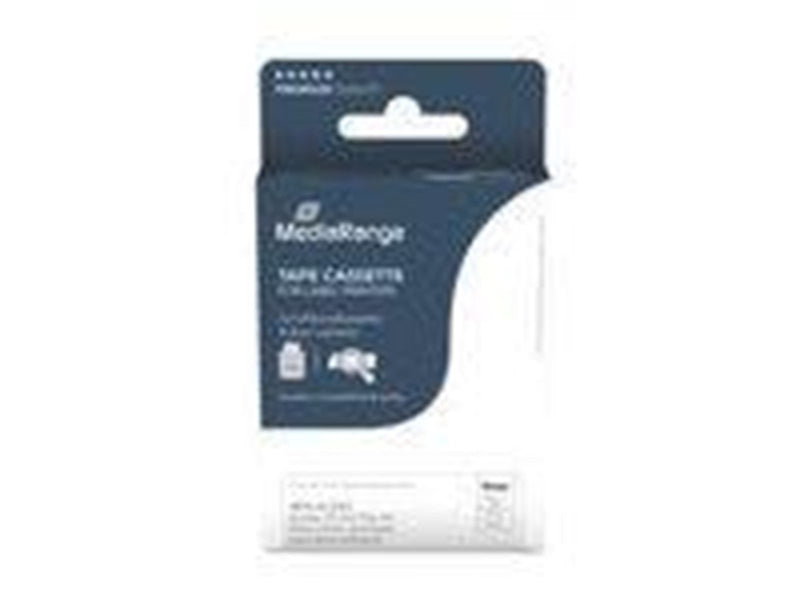MediaRange - label tape - laminated - 1 cassette(s) - Roll (0.9 cm x 8 m) (alternative for: Brother TZ-221 Brother TZe-221)