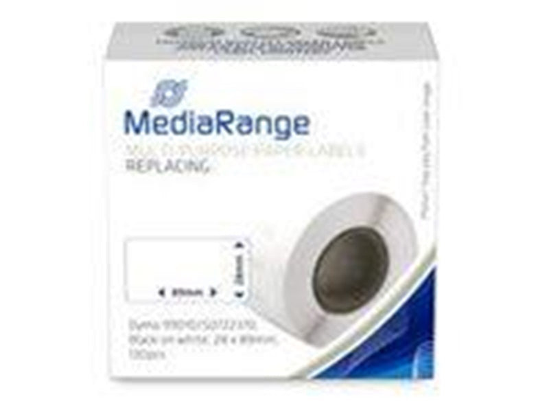 MediaRange - labels - 130 label(s) - 28 x 89 mm (alternative for: DYMO 99010 DYMO S0722370)