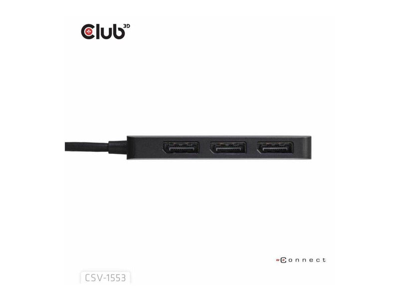 Club 3D CSV-1553 - docking station - USB-C / Thunderbolt 4 - 3 x DP++