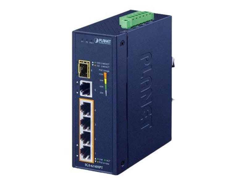 PLANET IGS-614HPT - switch - 6 ports - unmanaged