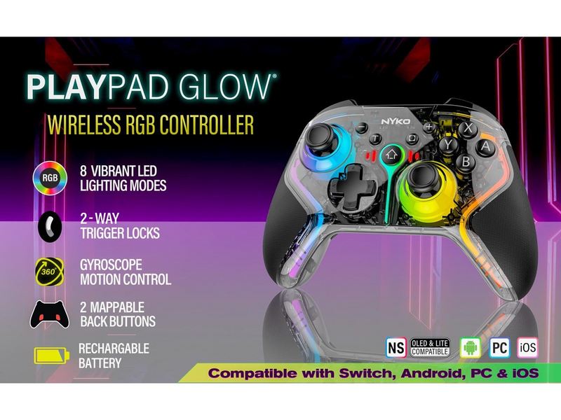 Nyko PlayPad Glow - Wireless Controller - Android