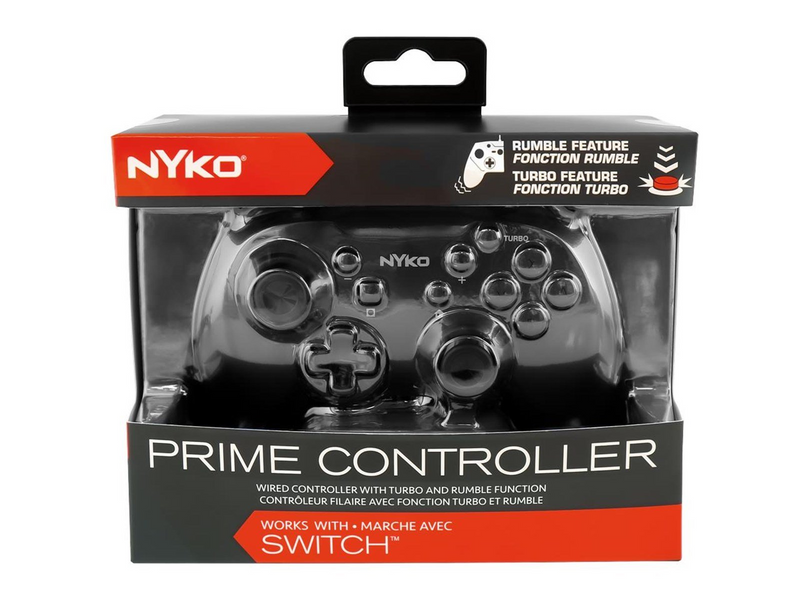 Nyko Prime - Black - Wired Controller - Nintendo Switch