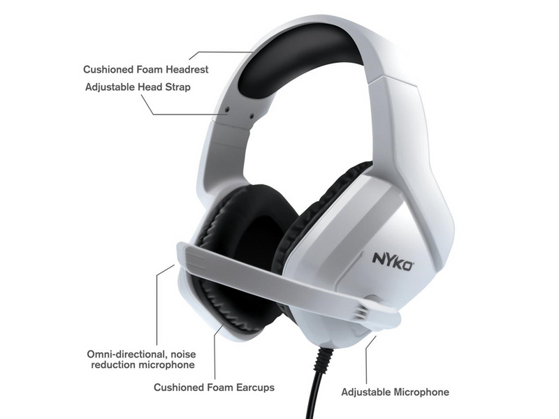Nyko Np5-4500 - White - Wired Headset - Sony PlayStation 5