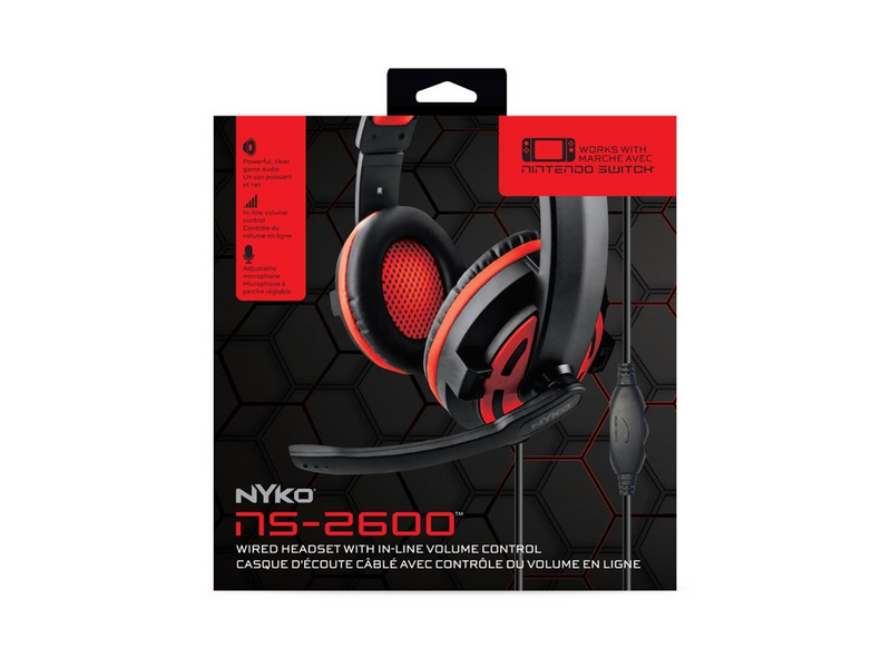 Nyko NS-2600 - Wired Headset - Nintendo Switch