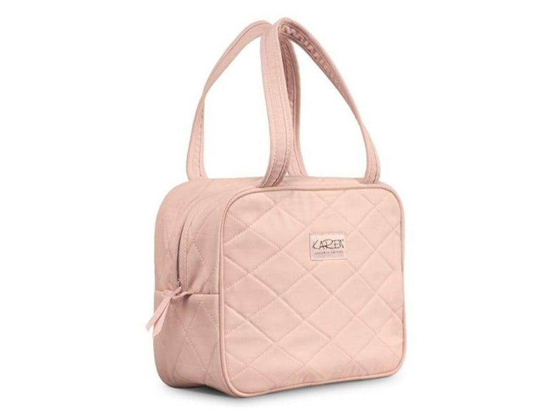 Karen - Toilet bag with handle - Nude quilt