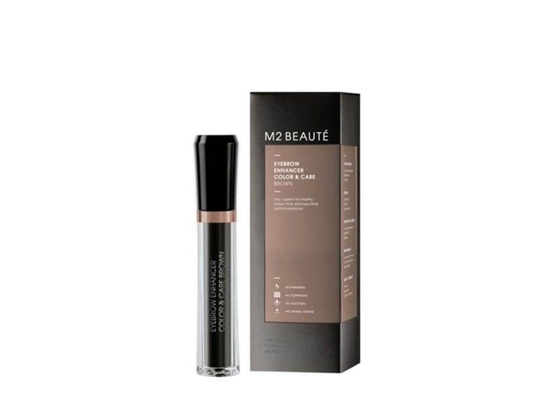M2 Beauté Color & Care Eyebrow Enhancer - Brown - 6 ml