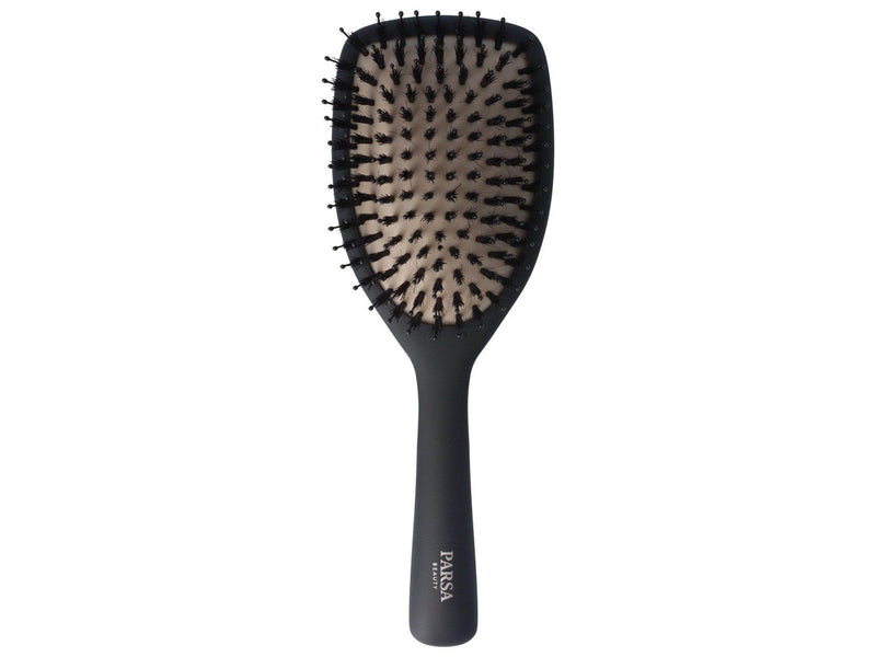 PARSA KERATIN CARE & SHINE PADDLE BRUSH - Black - L