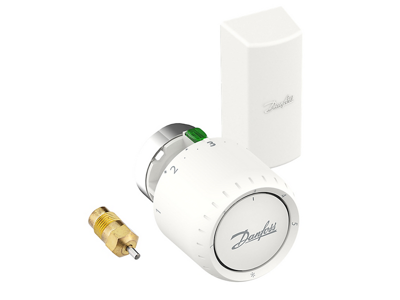 Danfoss Aveo RA/V service thermostat with remote sensor 2 m and service gland