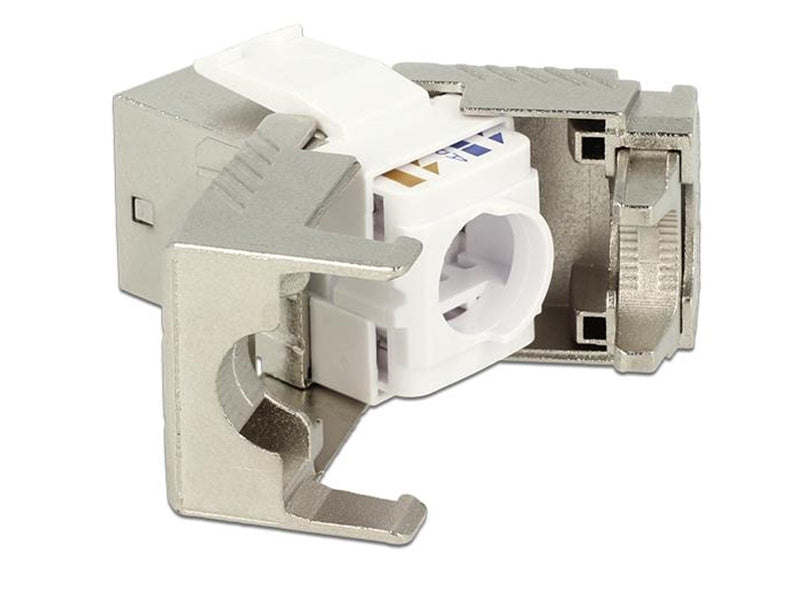 DeLOCK Keystone Module RJ45 jack Cat.6A toolfree