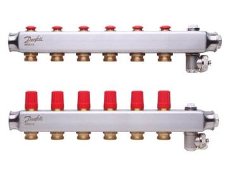 Danfoss floor heating manifold 6+6 SSM