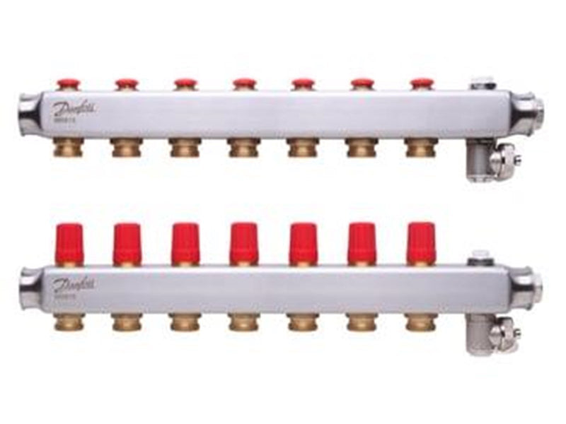 Danfoss floor heating manifold 7+7 SSM
