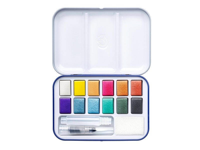 Staedtler Watercolour pans metallic DJ 12x