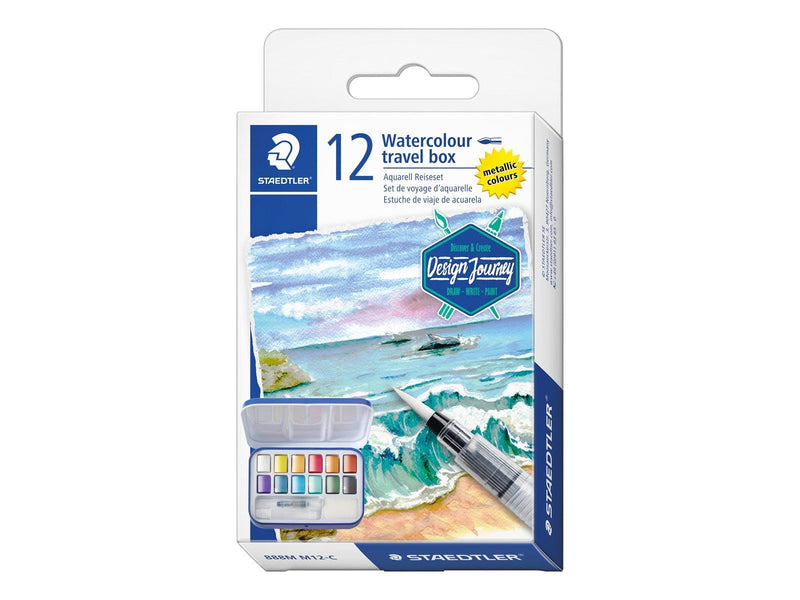 Staedtler Watercolour pans metallic DJ 12x