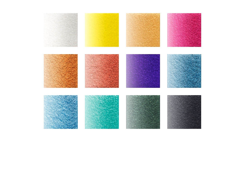 Staedtler Watercolour pans metallic DJ 12x