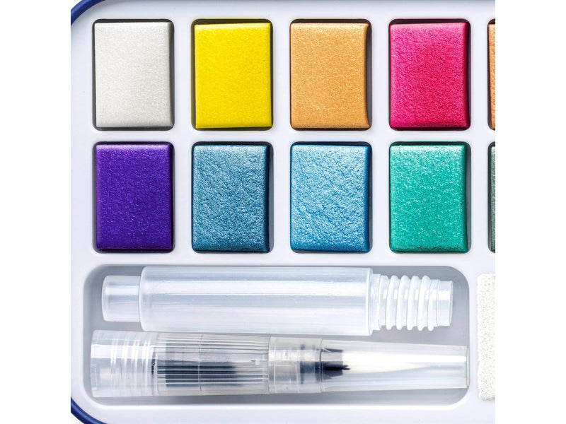 Staedtler Watercolour pans metallic DJ 12x