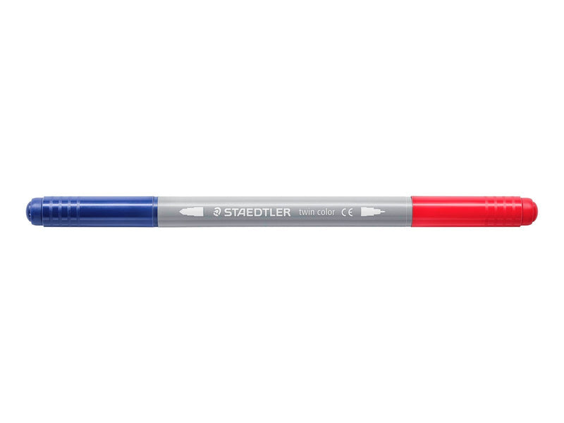 Staedtler Fibre tip pen 2tips twin color 6pc